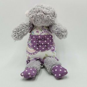 Maison Chic Purple Grey Hippo 9" Tooth Fairy Plush